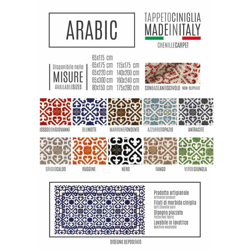 TAPPETO ARREDO ARABIC